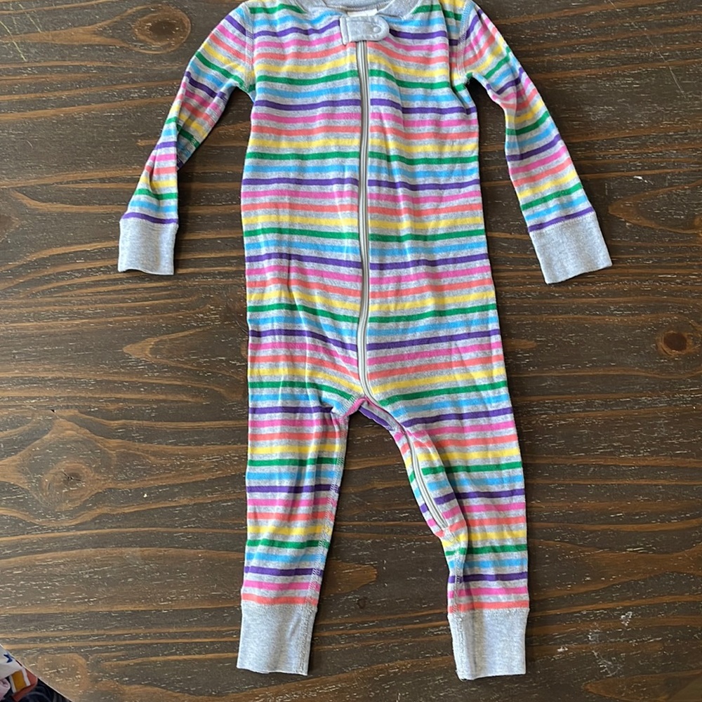 Hanna Andersson Cotton Zip Striped Sleeper
